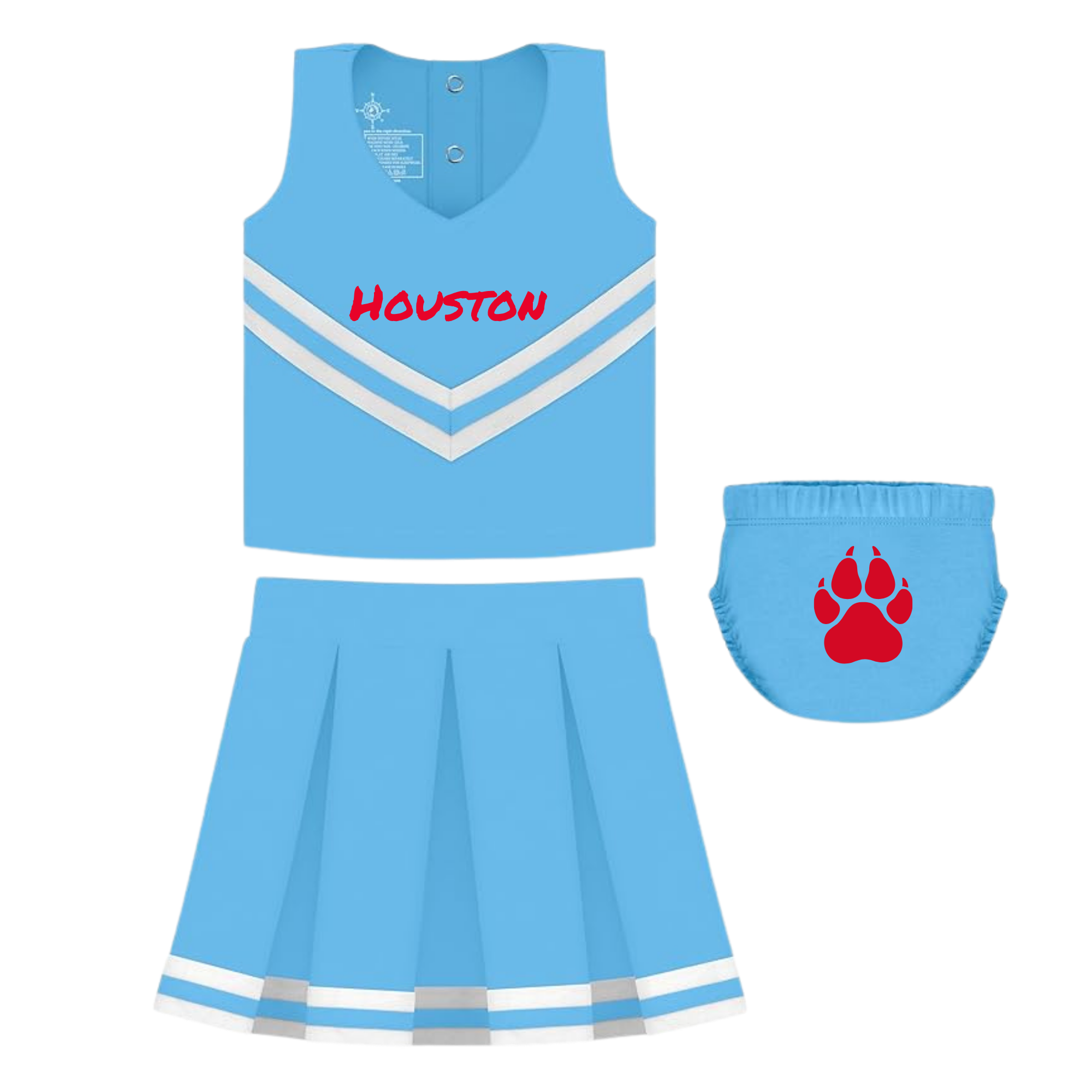 Houston Cougars toddler cheer uniform - Lil Miss Spirit Package