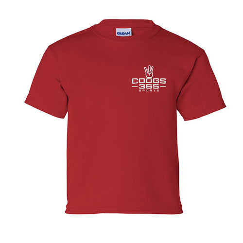 All Coogs 365 Youth in Red, front view - Houston Cougars Coogs gear