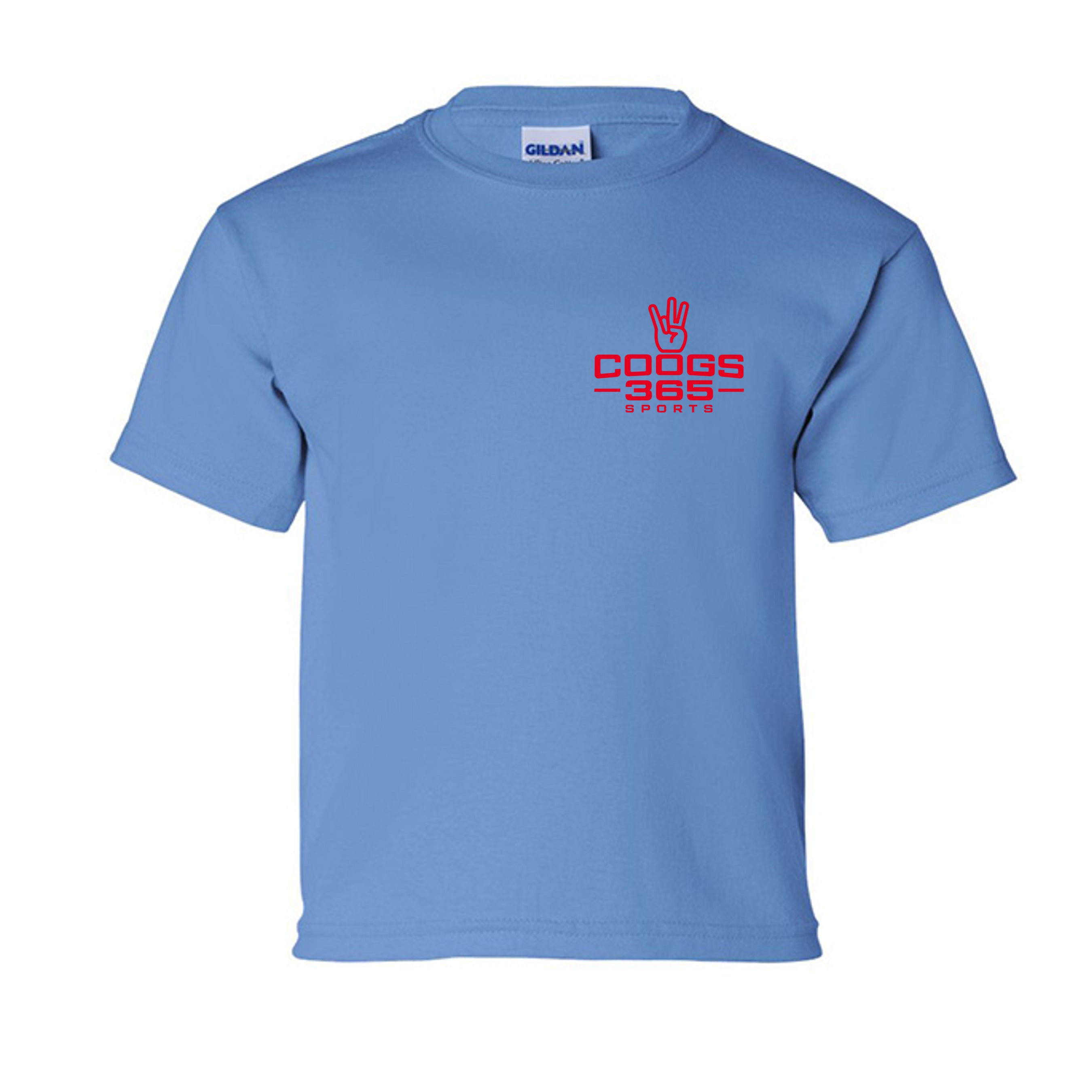 All Coogs Youth in Carolina Blue, front view - Houston Cougars Coogs gear