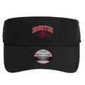 Houston Classic Visor in Black, front view - Houston Cougars Coogs gear
