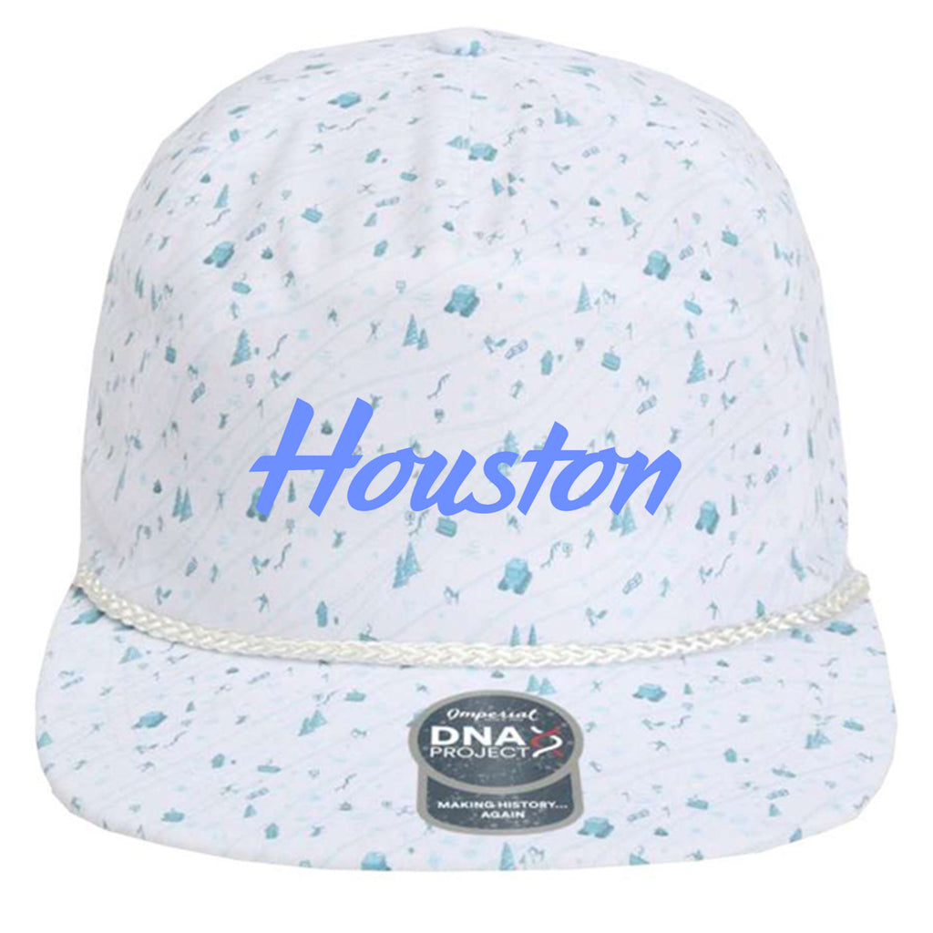 Houston Classic Rope in Winter Blue, front view - Houston Cougars Coogs gear
