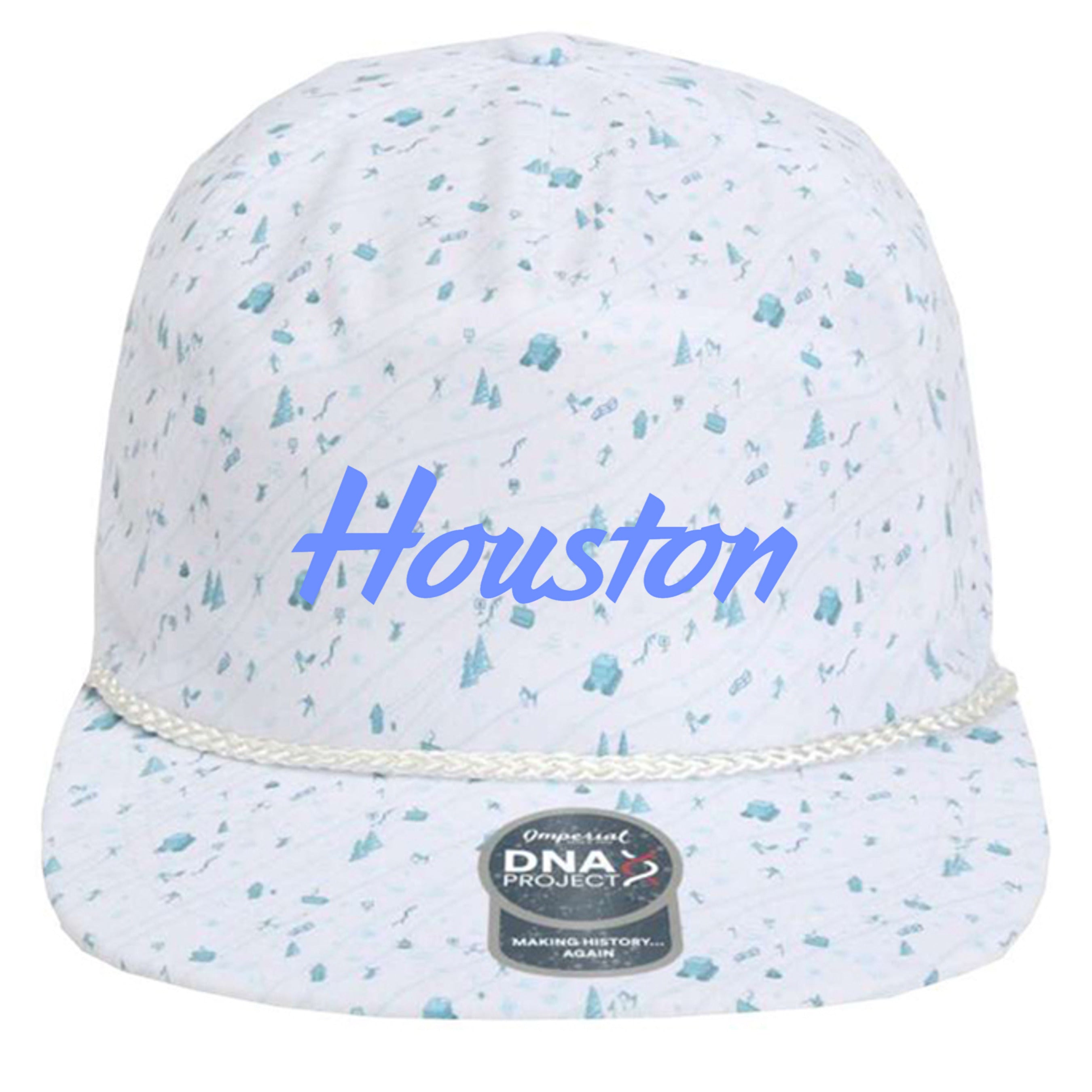 Houston Classic Rope in Winter Blue, front view - Houston Cougars Coogs gear