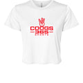 Coogs 365 Crop in White, front view - Houston Cougars Coogs gear