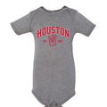 Classic Baby Coog in Grey Triblend, front view - Houston Cougars Coogs gear