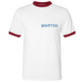 Grateful Coogs Ringer in White/Red, front view - Houston Cougars Coogs gear