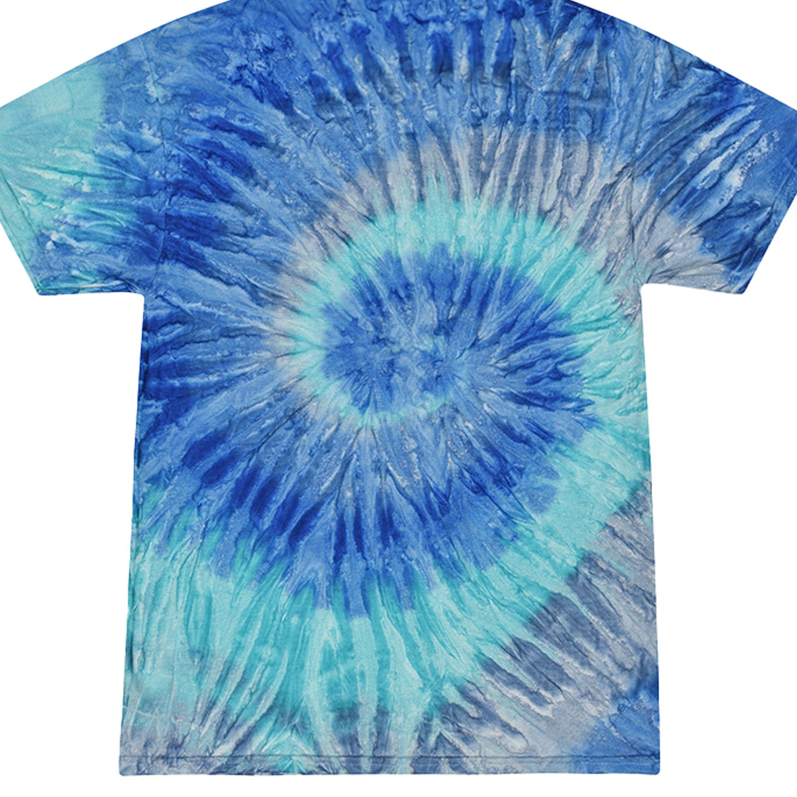 Grateful Coogs Tie Dye in Blue Jerry, back view - Houston Cougars Coogs gear