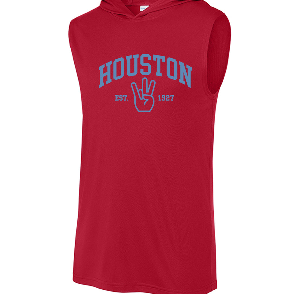 Classic Coogs Pullover in Deep Red, front view - Houston Cougars Coogs gear