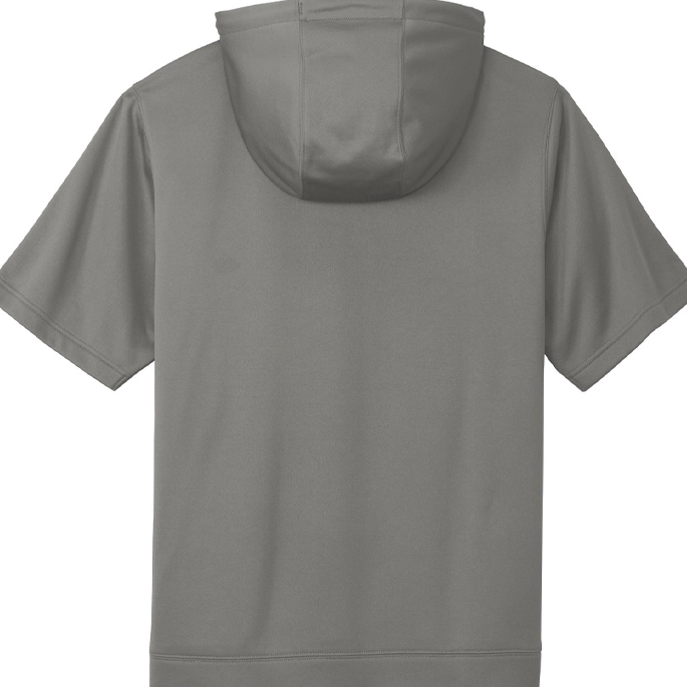 Classic H Pullover in Dark Smoke Gray, back view - Houston Cougars Coogs gear