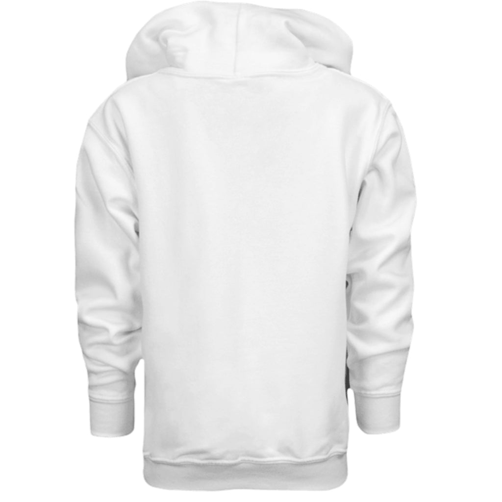Classic H Youth Hoodie in White, back view - Houston Cougars Coogs gear