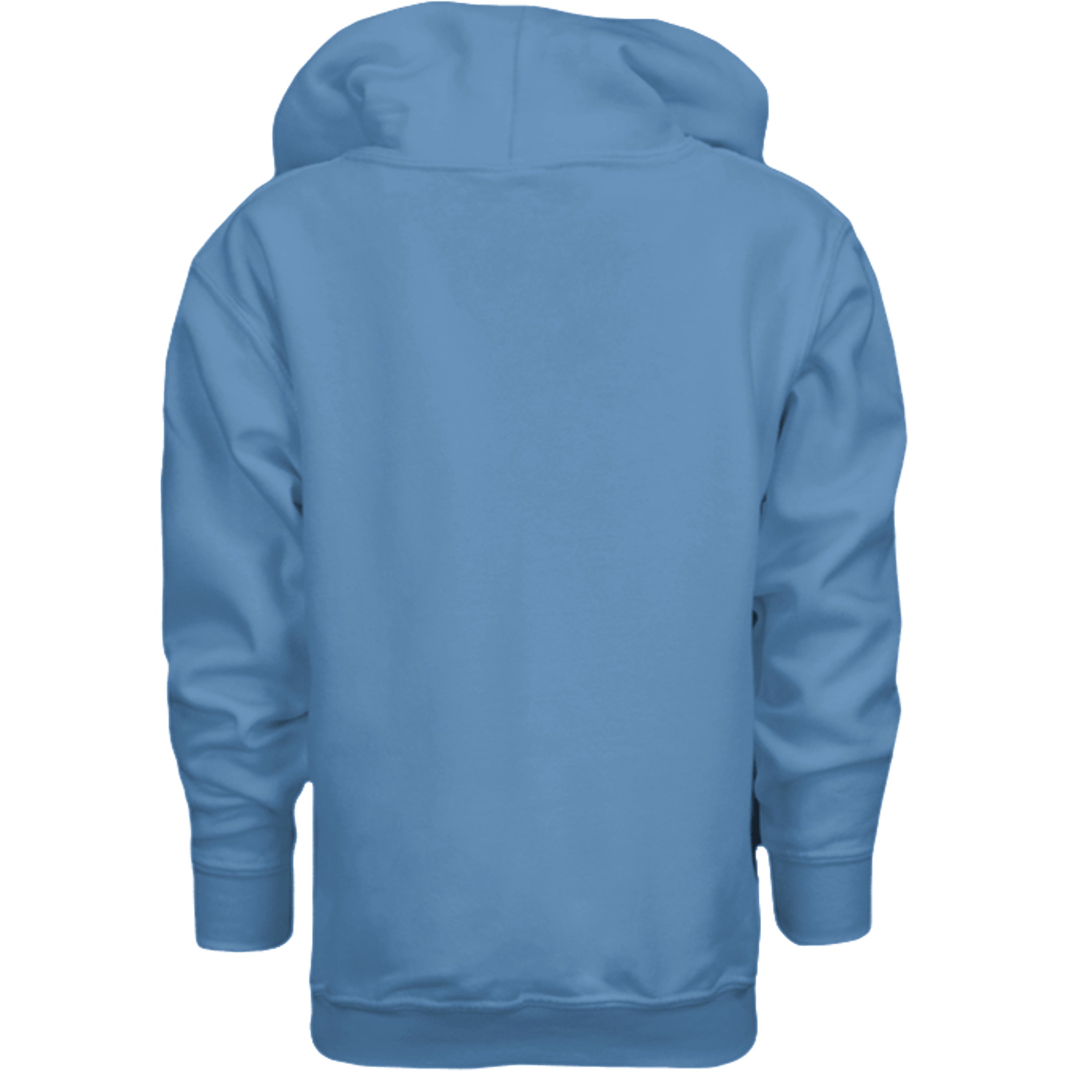 Classic H Youth Hoodie in Carolina Blue, back view - Houston Cougars Coogs gear