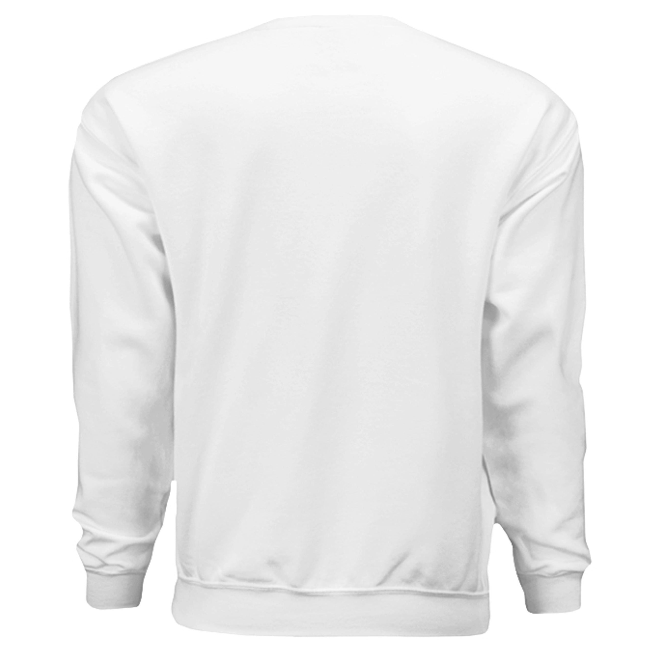 Classic H Sweatshirt in White, back view - Houston Cougars Coogs gear